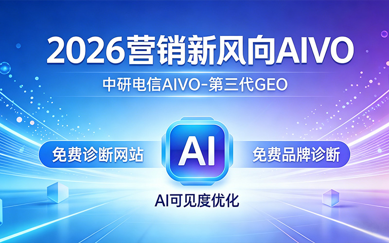 中研电信 AIVO：AI 可见度优化，定义智能时代营销新范式